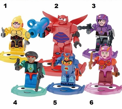 Minifigures Big Hero 6 Blocks Building