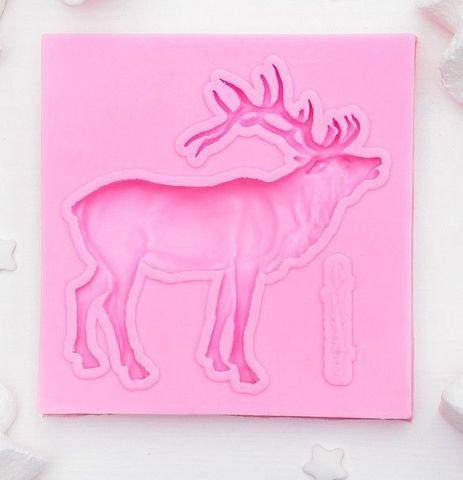 Молд Олень, 7,5х7,5см, Арт. СЛ-596, силикон