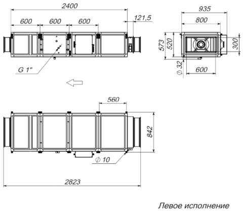 Breezart 2700 Lux W 22,5 - 380/3 Приточная установка с электрическим нагревателем