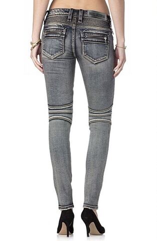 Rock Revival | Джинсы женские GABY S230 SKINNY MOTO RP9415S230 сзади