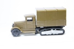 ZIS-22 half-track with awning khaki LOMO-AVM 1:43