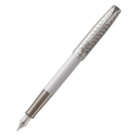 Ручка перьевая Parker Sonnet Premium, Pearl Metal PGT, F (1931547)