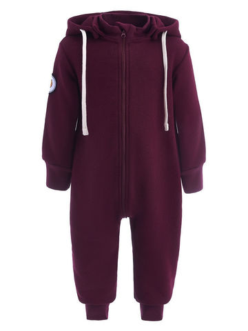 Комбинезон из футера "Бургундия"