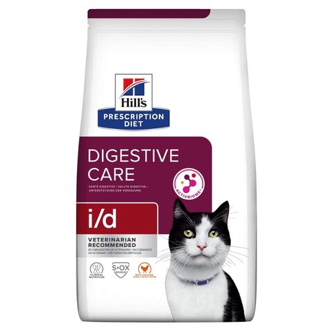 Hill's диета сухой корм для кошек I/D лечение ЖКТ 1,5кг