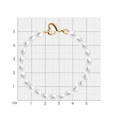 795057 - Браслет золотой пробы 585 с жемчугом