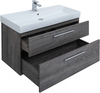 Aquanet 249923 Компл.2 - Тумба Nova 100 2 ящ. (SLIM SYNERGY) цв.дуб рошелье (249923)