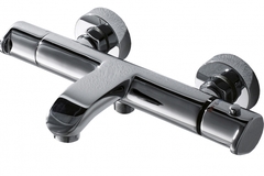 СМЕСИТЕЛЬ ДЛЯ ВАННЫ И ДУША ТЕРМОСТАТ КОРОТКИЙ ИЗЛИВ BRAVAT WATERFALL F673114C-01