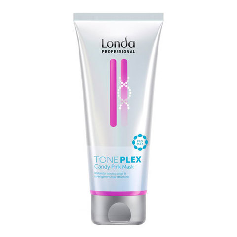 Londa Professional Toneplex Candy Pink Mask - Восстанавливающая маска для придания холодного розового оттенка волос (розовая карамель)