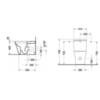 Бачок для унитаза напольного Duravit P3 Comforts 0937100005
