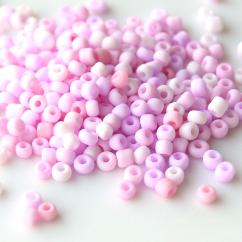 Бисер чешский Zlatka 1011 микс макарун, размер 11/0