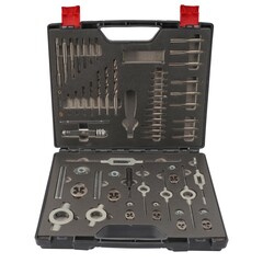 Набор метчиков и плашек M3 -M12 HSS-G 59пр H-Tools 491060HT (З)