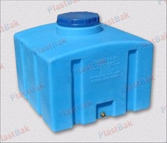 Емкость пищевая прямоугольная Пластбак 200 л. Прямоугольная (68x68x59см;синий) - арт.556272