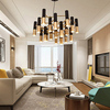 Люстра Ike Suspension Black-Gold 19