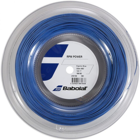 Струны теннисные Babolat RPM Power (200 m) - electric blue