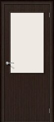 Дверь Гост-13 / Цвет Л-13 (Венге) / Стекло Magic Fog / Двери Браво