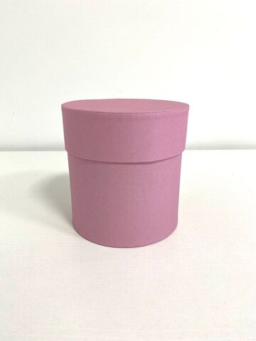 Цилиндр одиночный, 12х12 см, Тускло-аморантно-розовый, 1 шт.