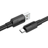 Кабель USB - Type-C 3A HOCO X84 1м (100 см) (Черный)