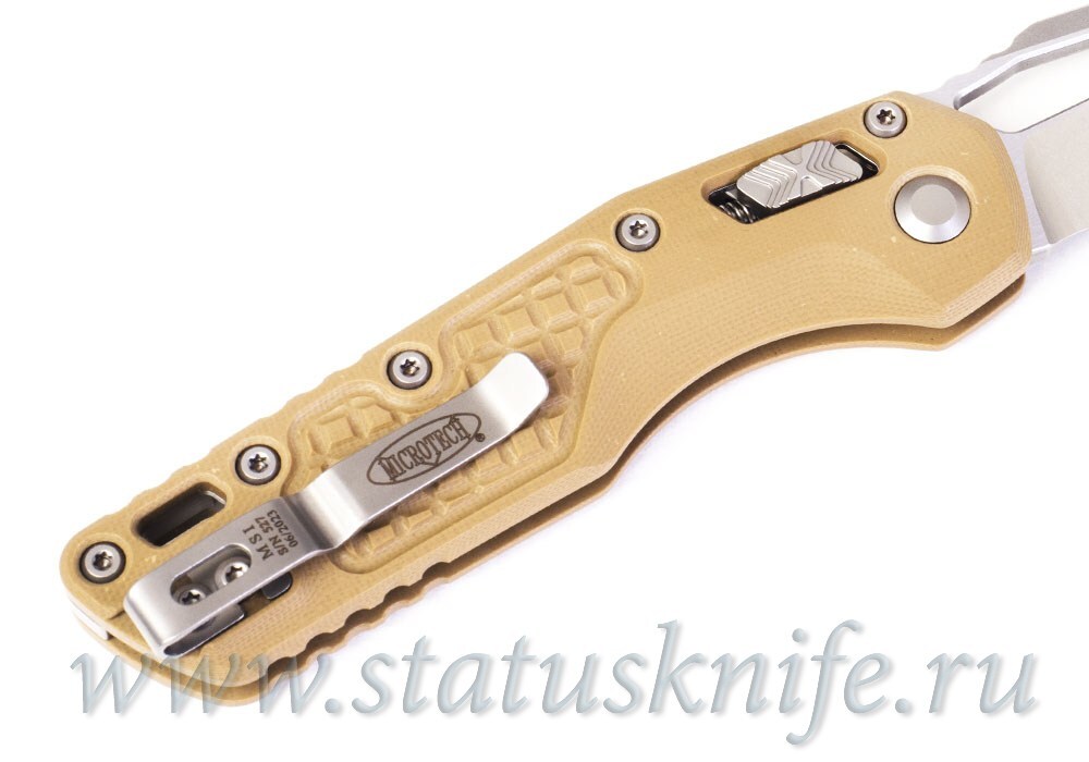 Нож Microtech MSI 210-10FRGTTA RAM-LOK Tan G10