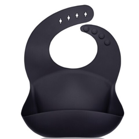 Önlük\PETITE&MARS Bib silicone Sam Grey