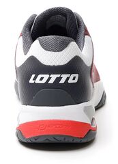 Теннисные кроссовки Lotto Mirage 100 Speed - red poppy/all white/asphalt