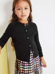 Кардиган для девочки Next C51-825, Черный