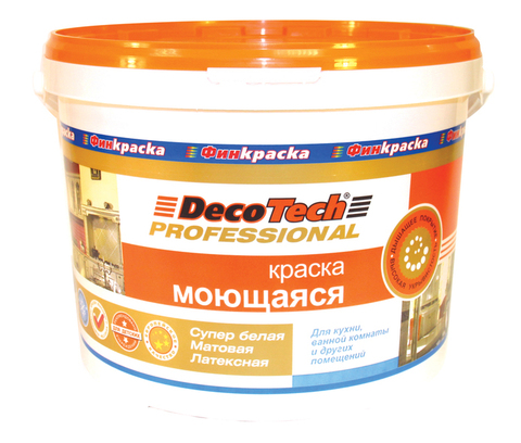 Краска «МОЮЩАЯСЯ» DecoTech