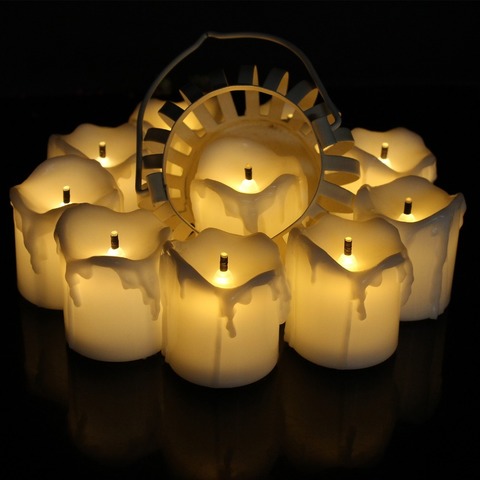 Декорация набор Свечи светодиодные