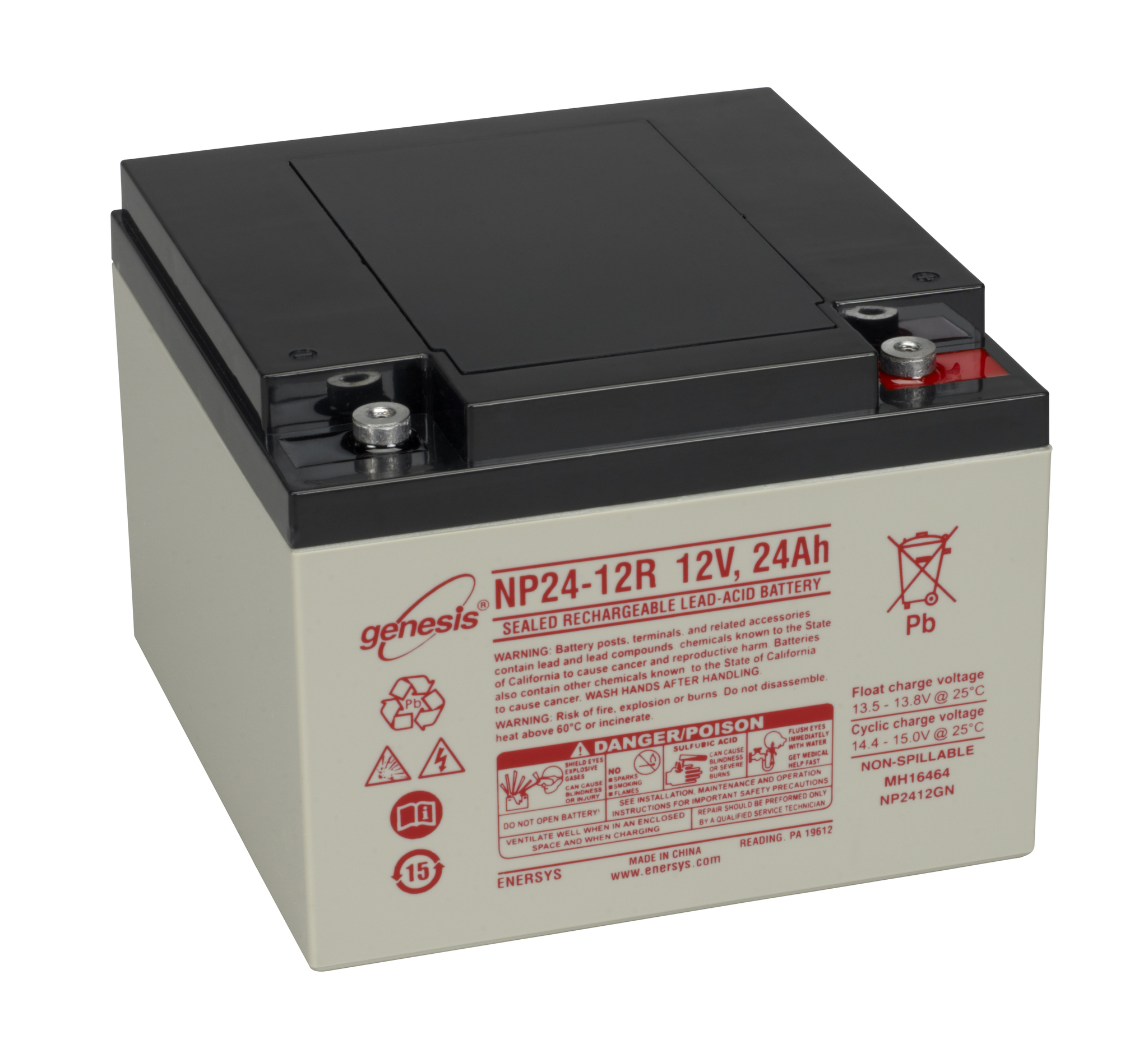 24 battery. Аккумулятор ENERSYS Genesis 12v 16ah. АКБ Genesis np7-12fr. Аккумулятор 24 вольта автомобильный. Батарея аккумуляторная ENERSYS NP2.6-12fr 12 в, 2.6 Ач.