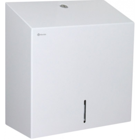 Merida Stella R ASB101.R Диспенсер для полотенец листовых, белый, металлический, Макси