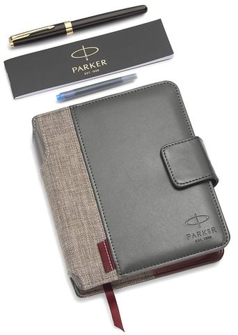 Набор подарочный Parker Sonnet Core F530, Lacquer Deep Black GT (1978407)