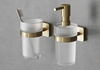 Kludi 25975N0 Kludi 25 975 N0 VELA S держатель со стаканом Brushed Gold