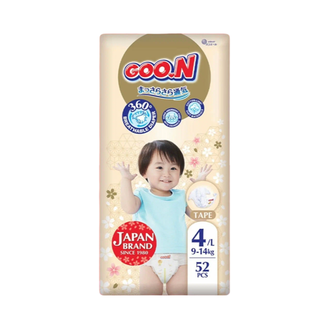 GOO.N 4 подгузники 52 шт 9-14 1*4