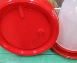 Поилка вакуумная 14 л с пробкой, ручка метал