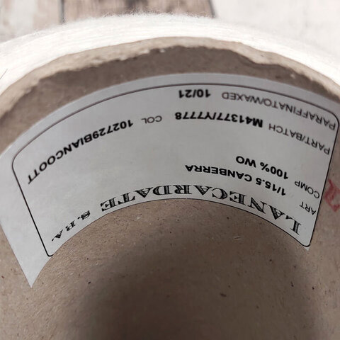 Меринос LANECARDATE CANBERRA 1/15 белый молочный