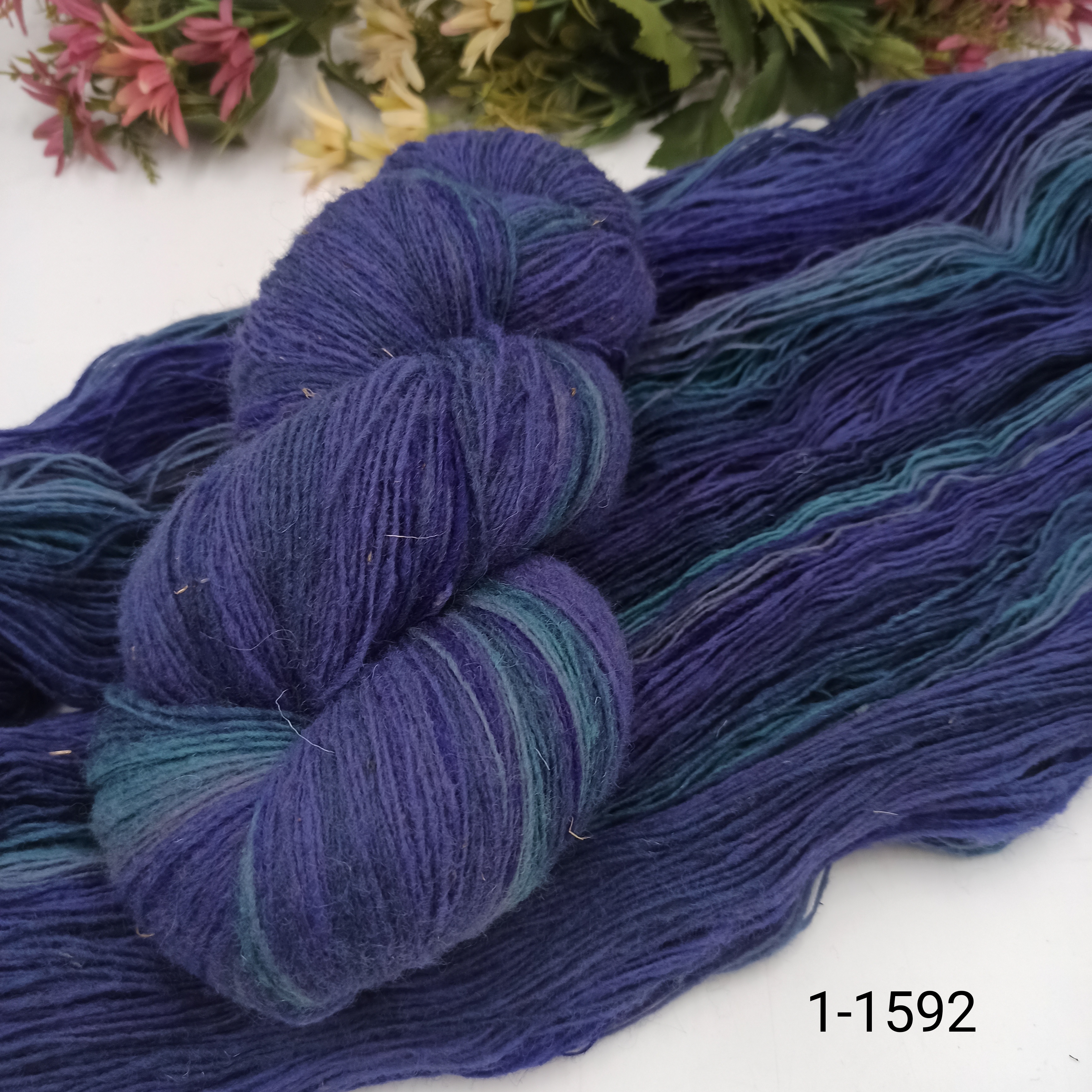 Дундага 6/1 шерсть секционного окрашивания 01-1592 420м/100гр