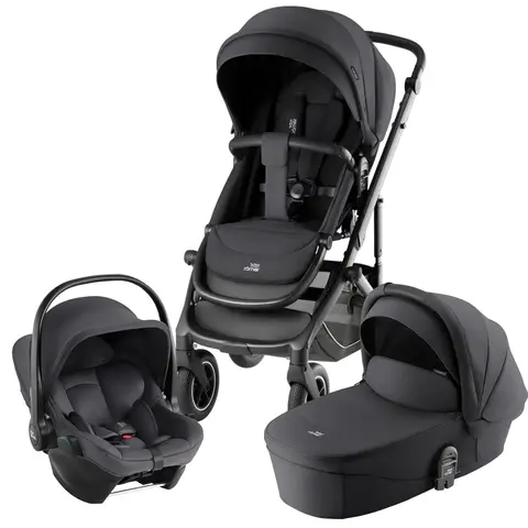 Коляска 3 в 1 Britax Roemer Smile 5Z Style Carbon Black
