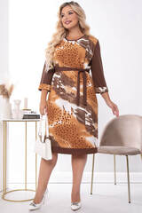 Платье "Видослава" (браун) П7466 LT Collection