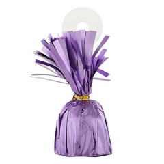 Грузик для шара, Конус, Сиреневый, 170 г, 1 шт.