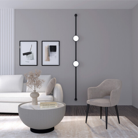 Трековый светильник Denkirs Belty Flow DK5567-BK