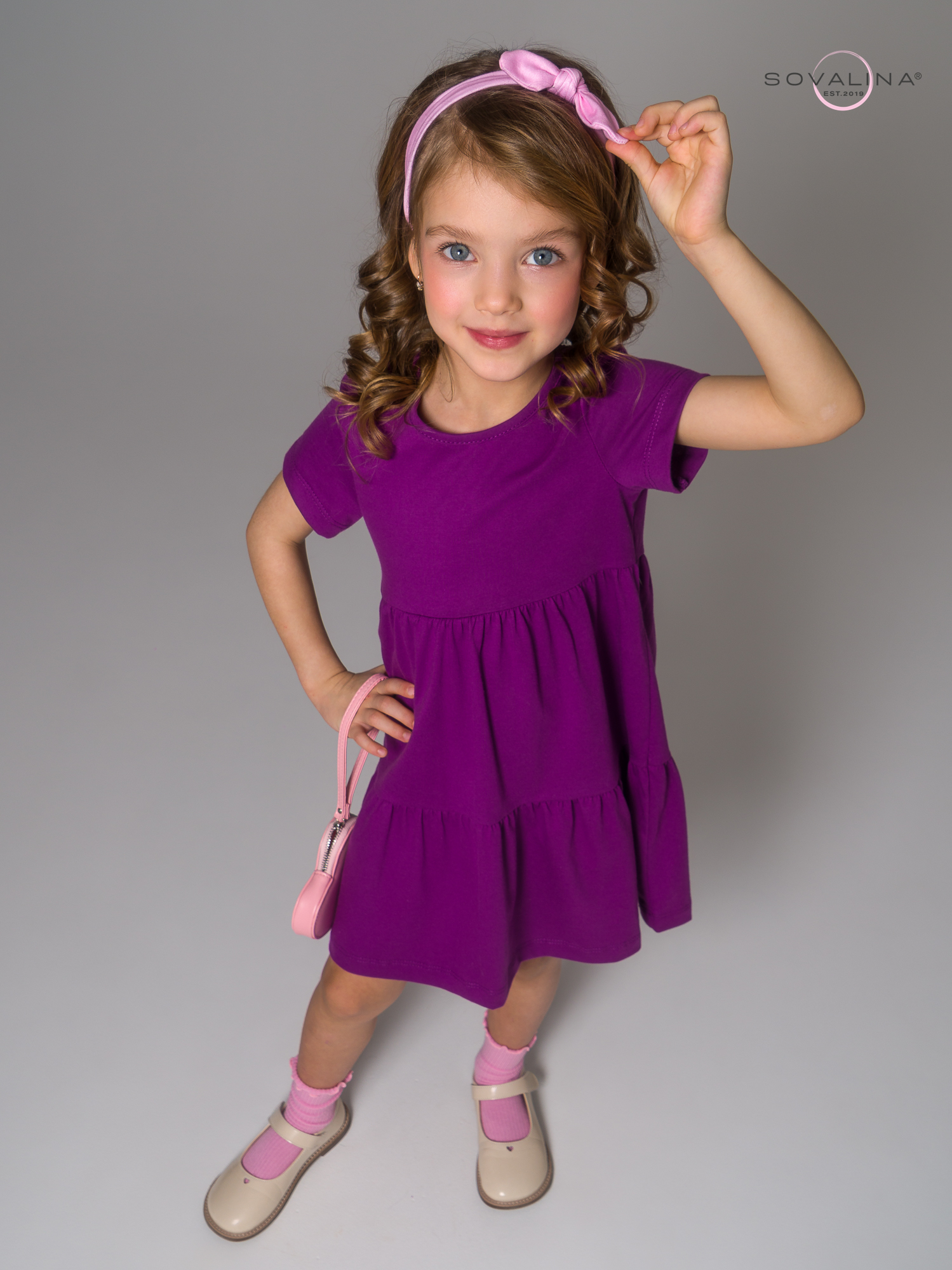 Платье Тия слива new