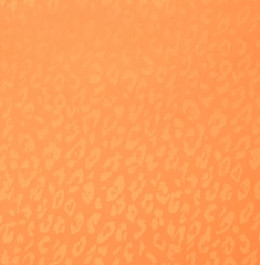 Атлас жаккард "Моар" леопард, 100 г/м2, ш. 150 см, оранжевый