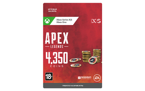 Игровая валюта Apex Legends: 4350 Apex Coin (цифровая версия) (Xbox One + Xbox Series X|S) (WW)