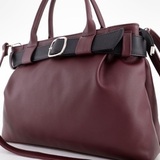 Сумка Саломея 2006 наппа бордо + черный