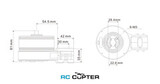 Набор ВМГ T-Motor P80-X KV100 (P80 II KV100 1шт + ESC Alpha 80A HV 1шт + мотормаунт)