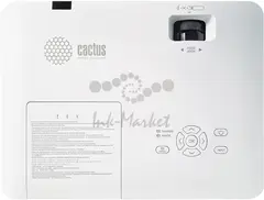 Проектор Cactus CS-S2.WT 3LCD 64000Lm LS 4000Lm ANSI (1024x768) 15000:1 ресурс лампы:10000часов 1xUSB typeA 2xHDMI 3.26кг — фото 4