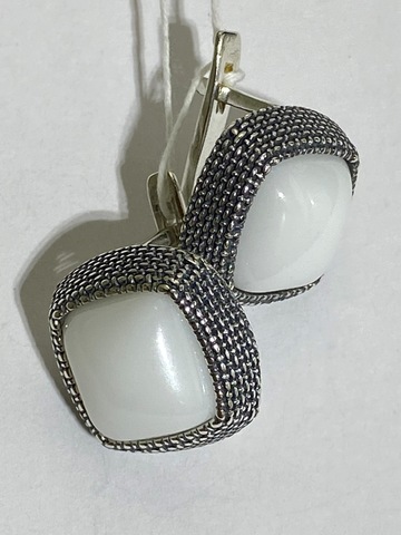 Бонет (серьги из серебра)