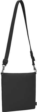 Картинка сумка для документов Pacsafe GO crossbody pouch черная смола - 4