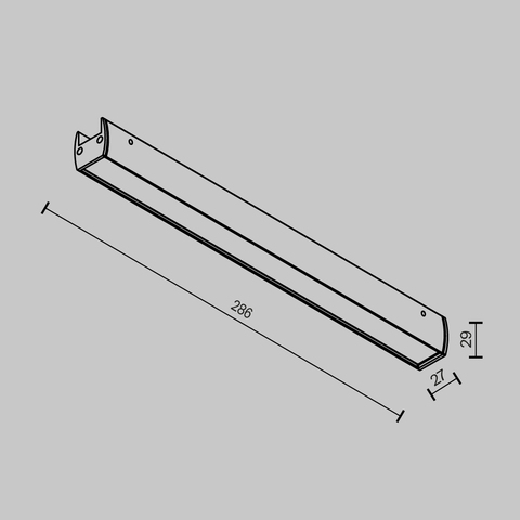 Магнитный трековый светильник Maytoni Basis TR161-1-16W3K-B
