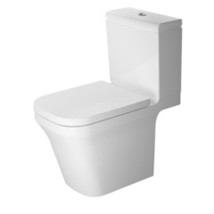 Duravit P3 Comforts Rimless Унитаз моноблок, 650х380 мм, без смывного края, с отдельным бачком (не вкл.бачок), слив в стену 2163090000 фото