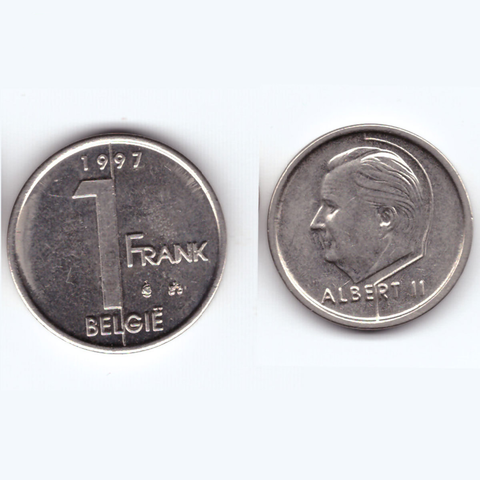 1 франк Бельгия (случайный год)